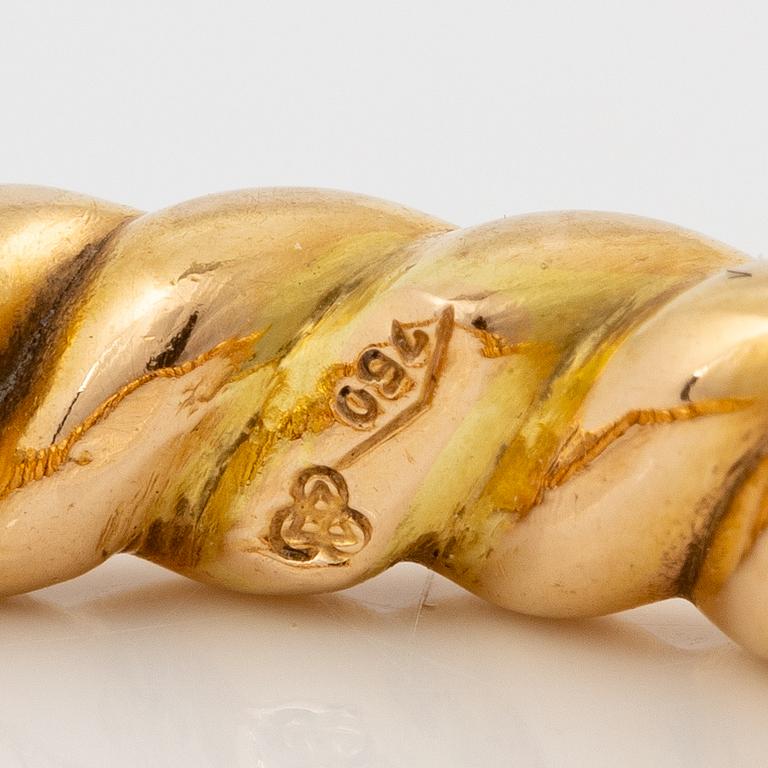 Ringar 3 st, 18K trefärgat guld.