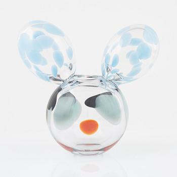 Frida Fjellman, skulptur, glas, Kosta Boda, lim. ed 100.