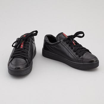PRADA, sneakers, två par, storlek 35,5.