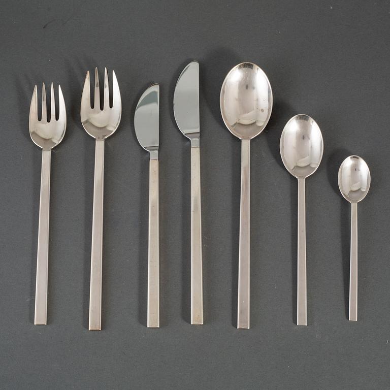 A part silver cutlery, CPB, design by Carl Philip Bernadotte, MEMA GAB 2009-2010.