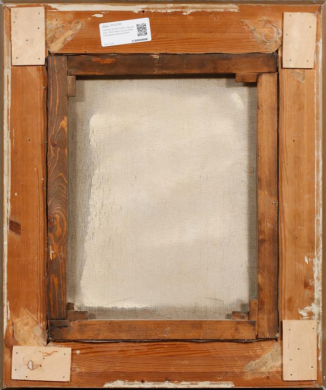 OKÄND KONSTNÄR, olja på duk, 1900-talets första hälft, monogramsignerad R.M.