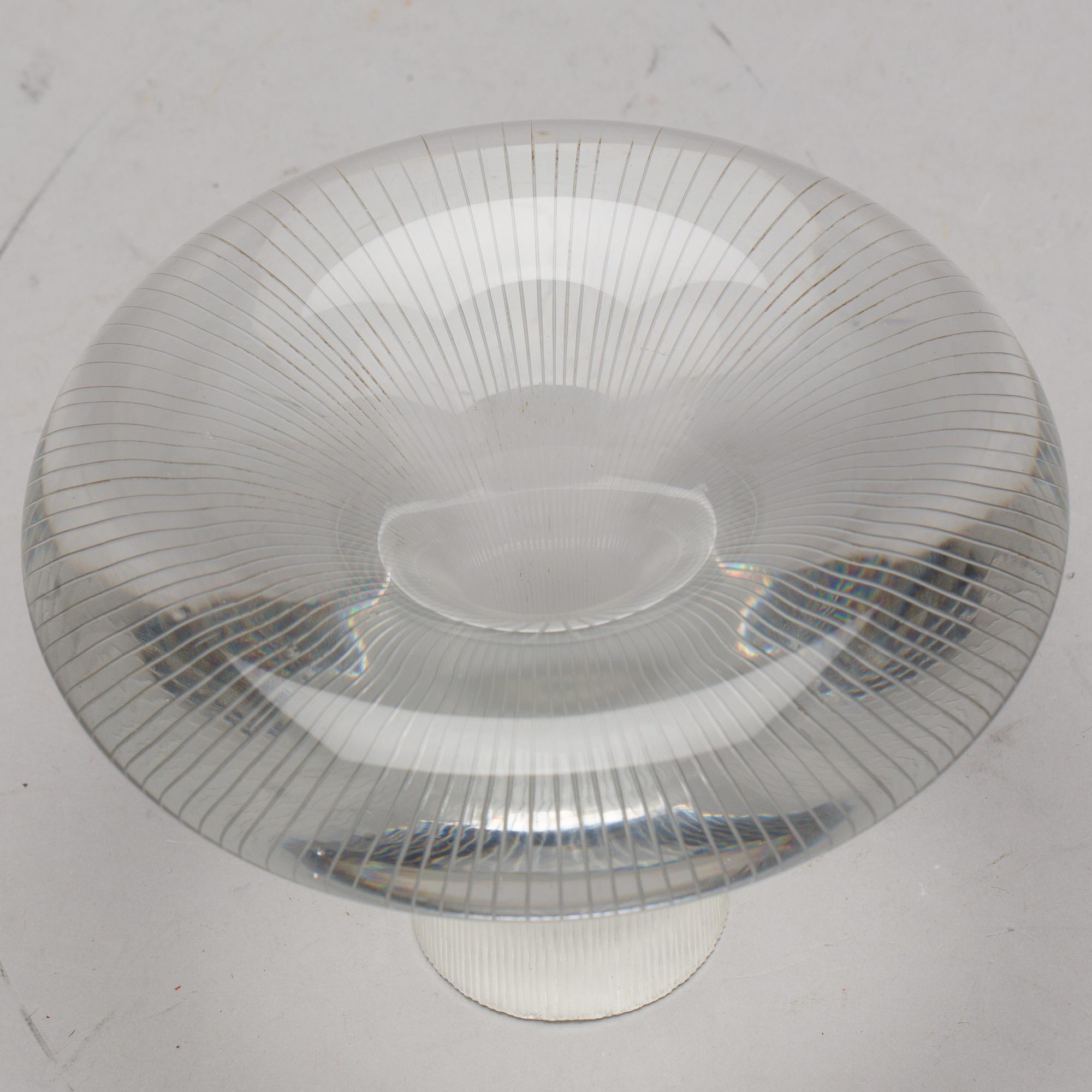 VAS, glas, Tapio Wirkkala, Iittala, signerad.