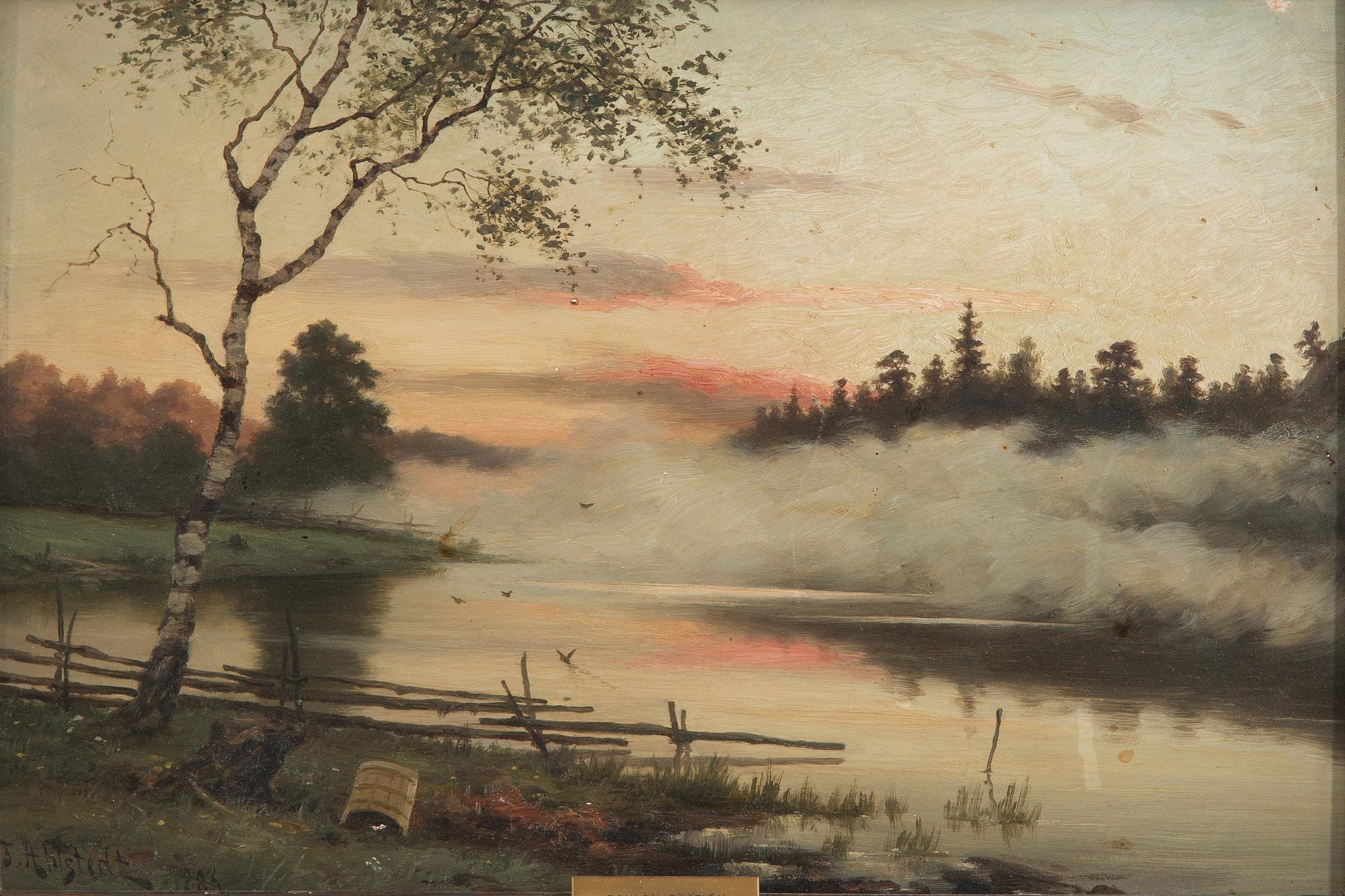 Fredrik Ahlstedt, Evening Landscape.