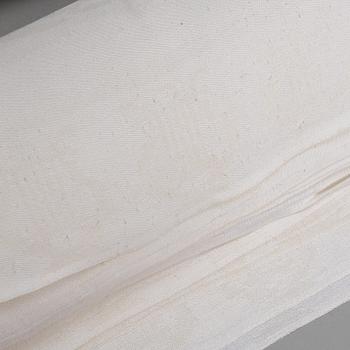 Dukar, 2 st och servetter, 23 st, "Lyran", linnedamast, Klässbol.