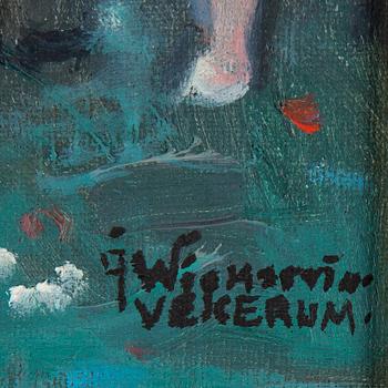 ÅKE WICKSTRÖM, olja på duk, signerad.