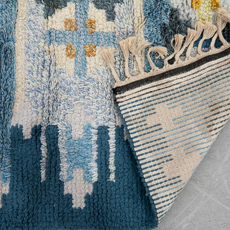 Ingegerd Silow, Rug, röllakan, "Torekov", 140 x 200 cm.