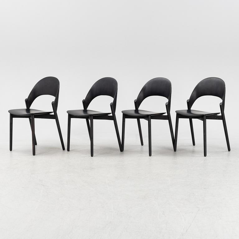 A set of four 'Sana' chairs by Monica Förster for Zanat, 2018.