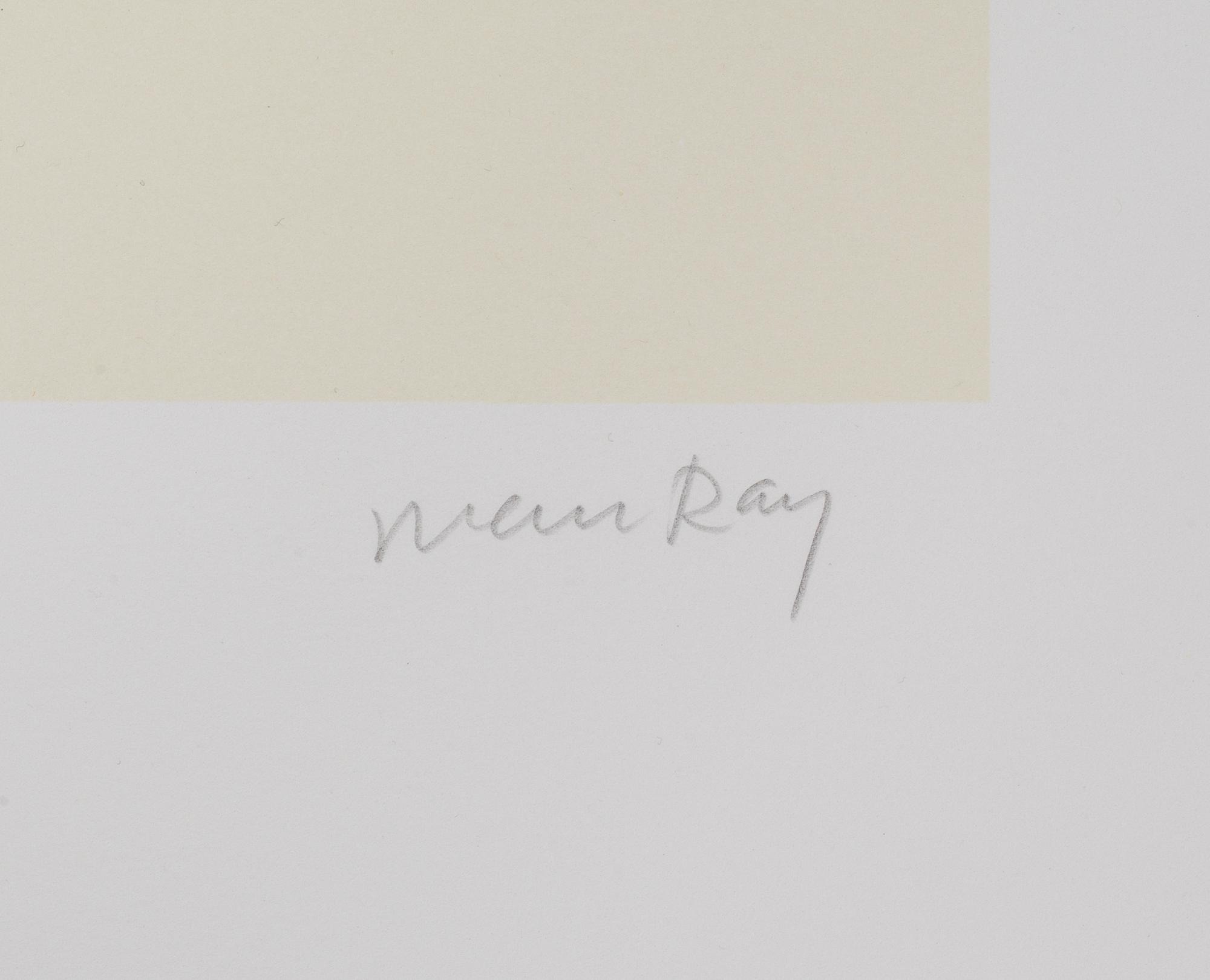 MAN RAY, four lithographs in color, from "Les six masques voyants", numbered 27/80 and signed.
