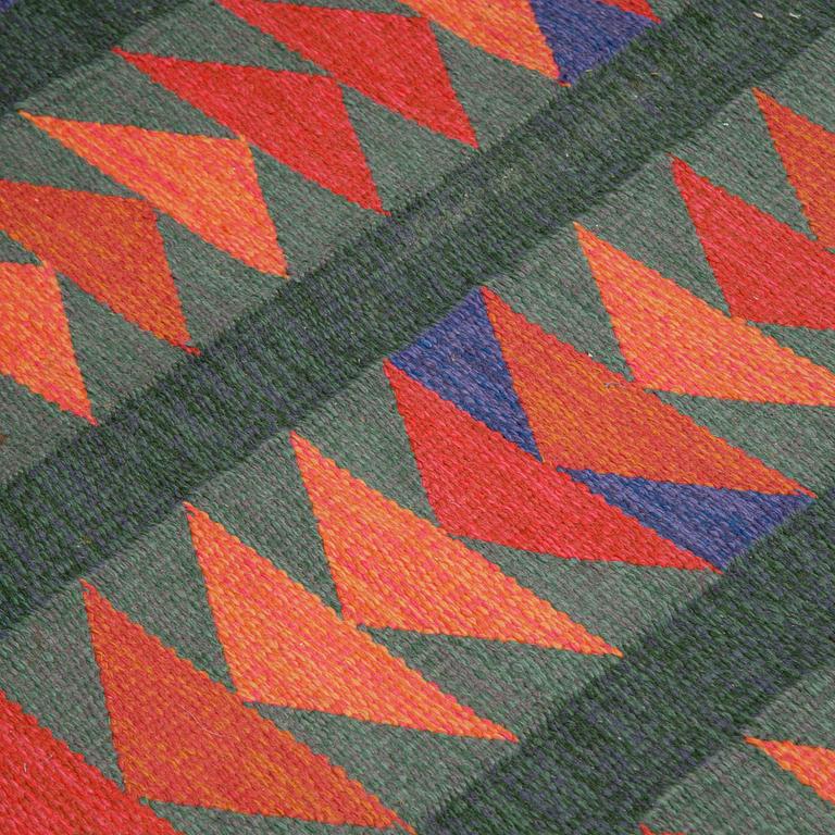 Matto, flat weave, ca 238-240 x 165,5-167,5 cm, probably Zanzibar by Berit Woelfer for Kasthall.