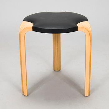 Alvar Aalto, a 1990s 'X600' stool for Artek.