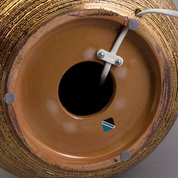 A ceramic table lamp by Bitossi for Bergboms.