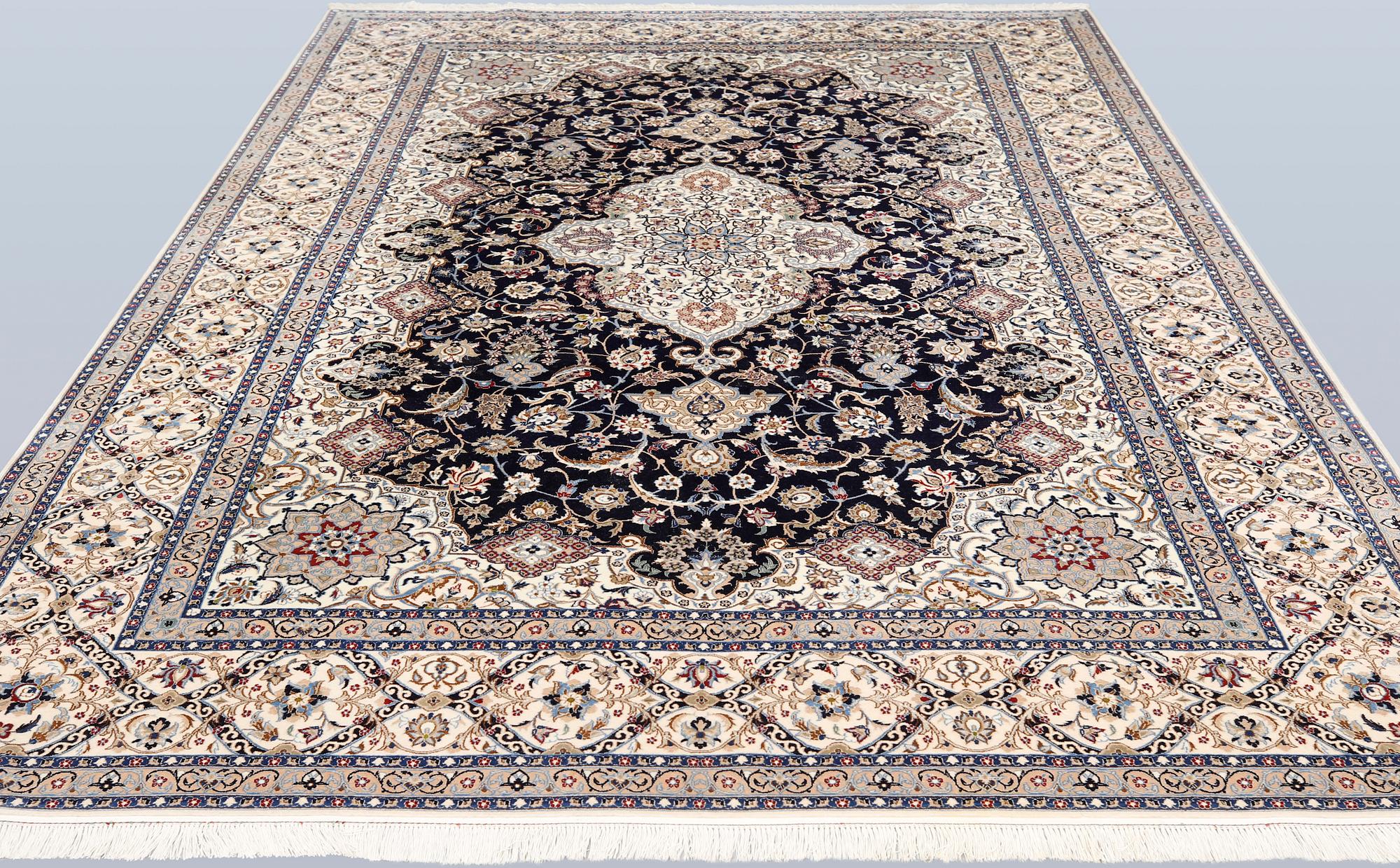 Matta, Nain, part silk, 294 x 200 cm.