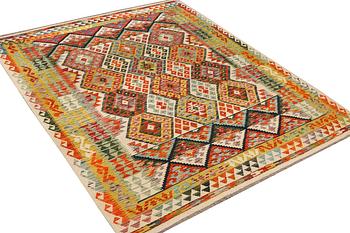 A Kilim carpet, c. 251 x 198 cm.