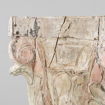 Kolonner, ett par, Angloindiska, omkring 1900.