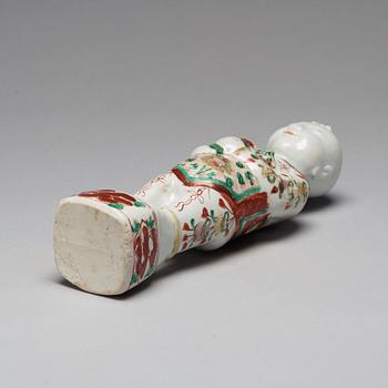 A porcelain figure, Qing dynasty, Kangxi (1662-1722).