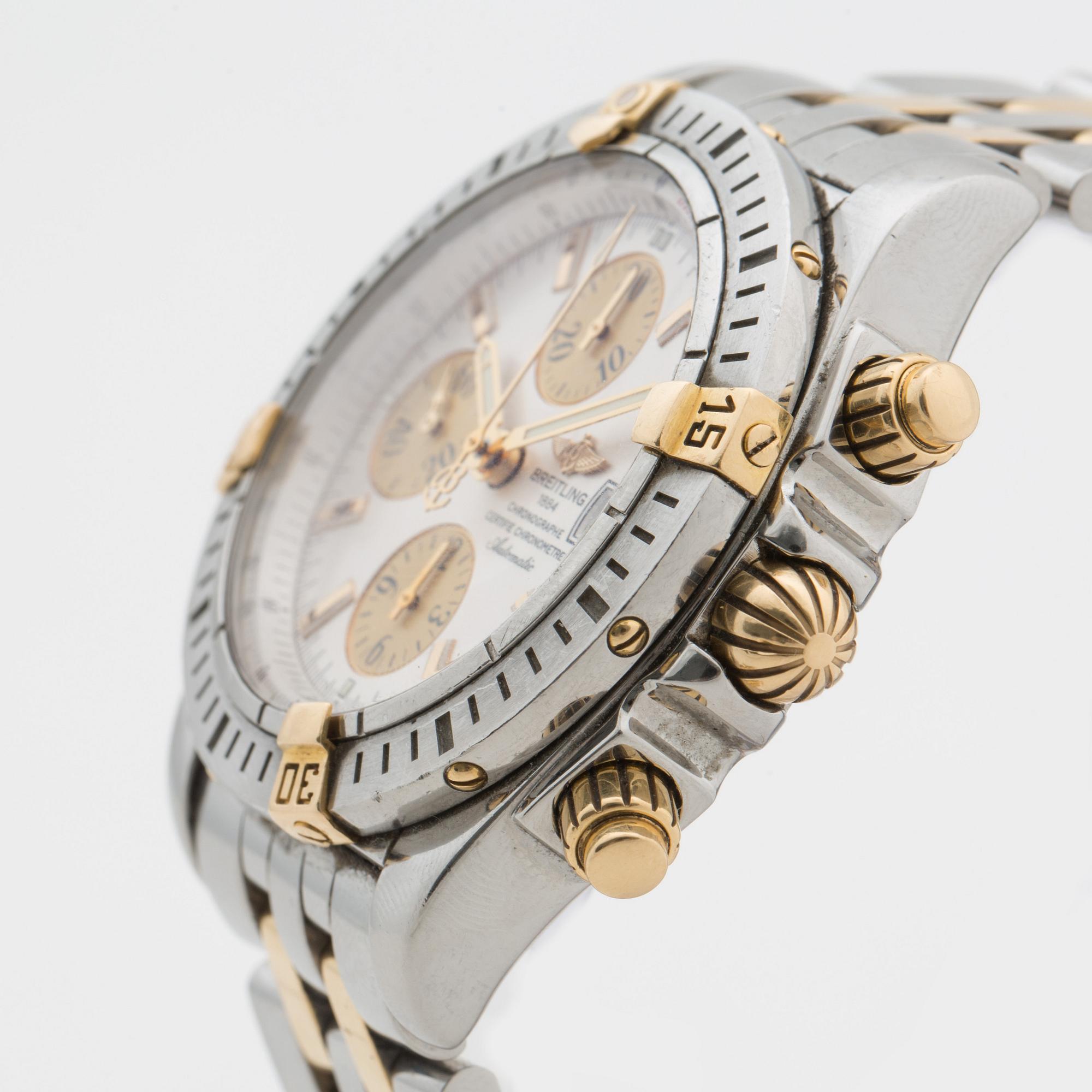 BREITLING, Chronomat Evolution, chronograph, wristwatch, 43,7 mm,