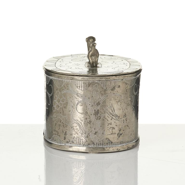Nils Fougstedt, a Swedish Grace lidded box, Stockholm, 1923.