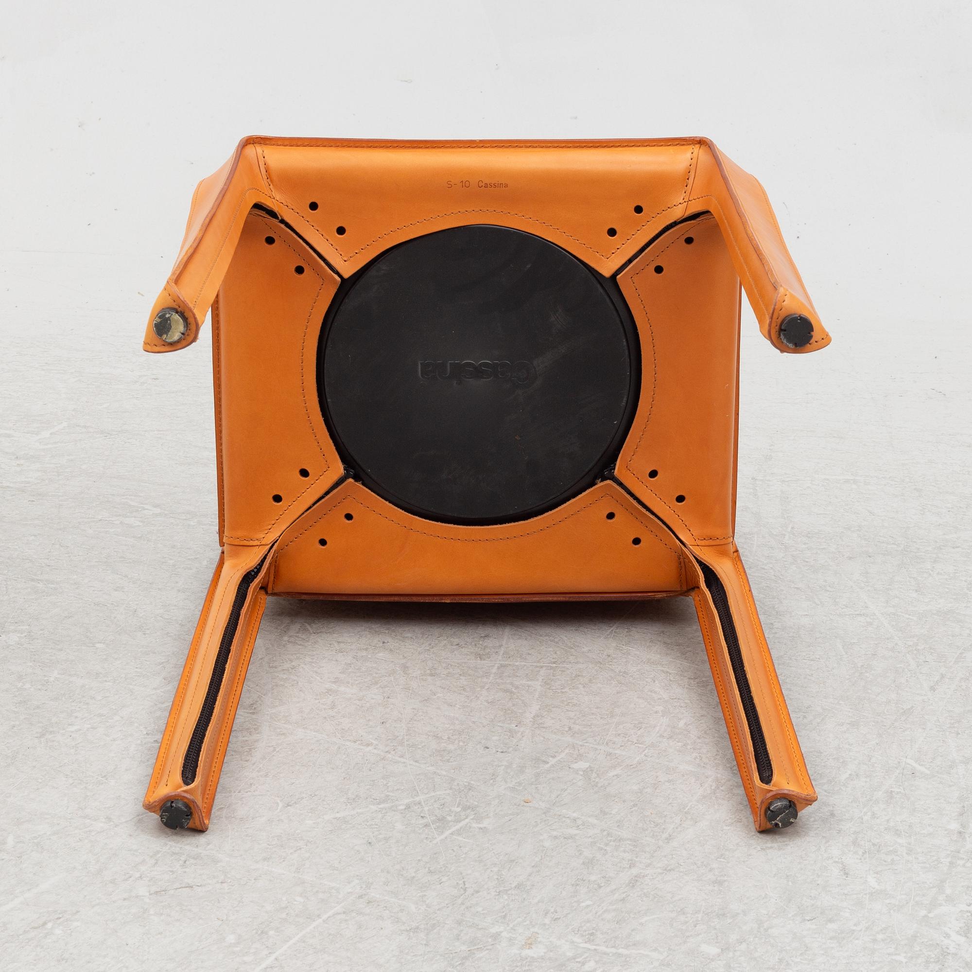 Mario Bellini, stolar, 8 st, modell "412 CAB", Cassina, Italien.