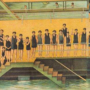 a poster from Sutro Baths San Francisco circa 1896.