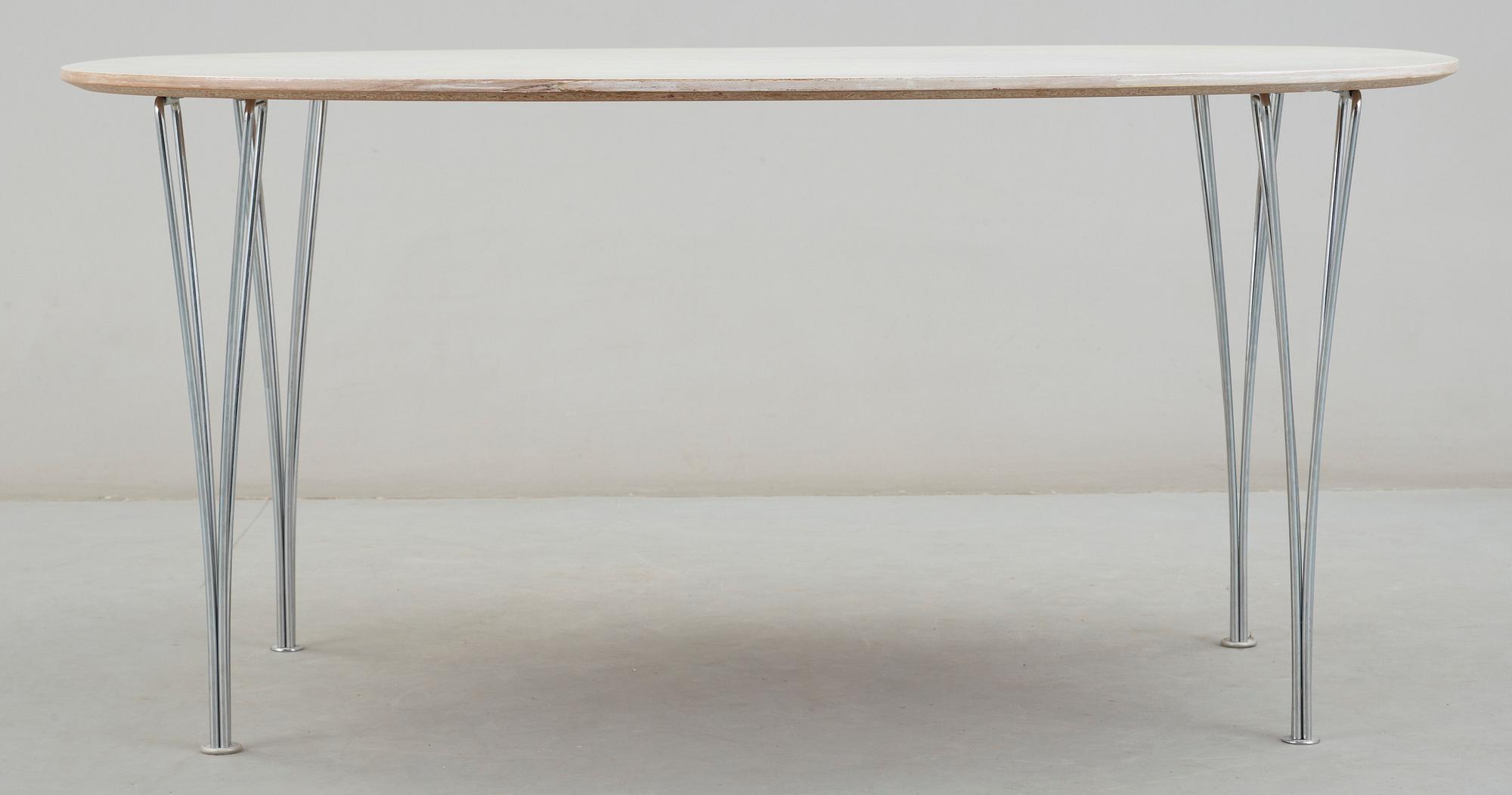 BORD, "Superellips". Design Bruno Mathsson & Piet Hein. Fritz Hansen, Danmark.