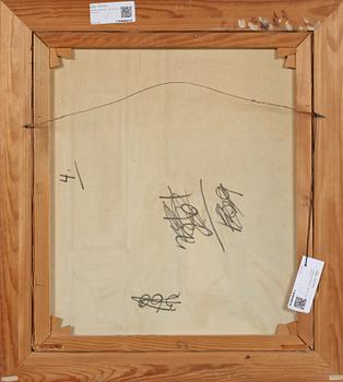 KARIN PARROW, olja på duk, signerad.