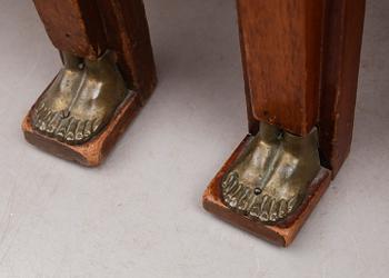 FÅTÖLJER, 1 par, empirestil, tidigt 1900-tal.