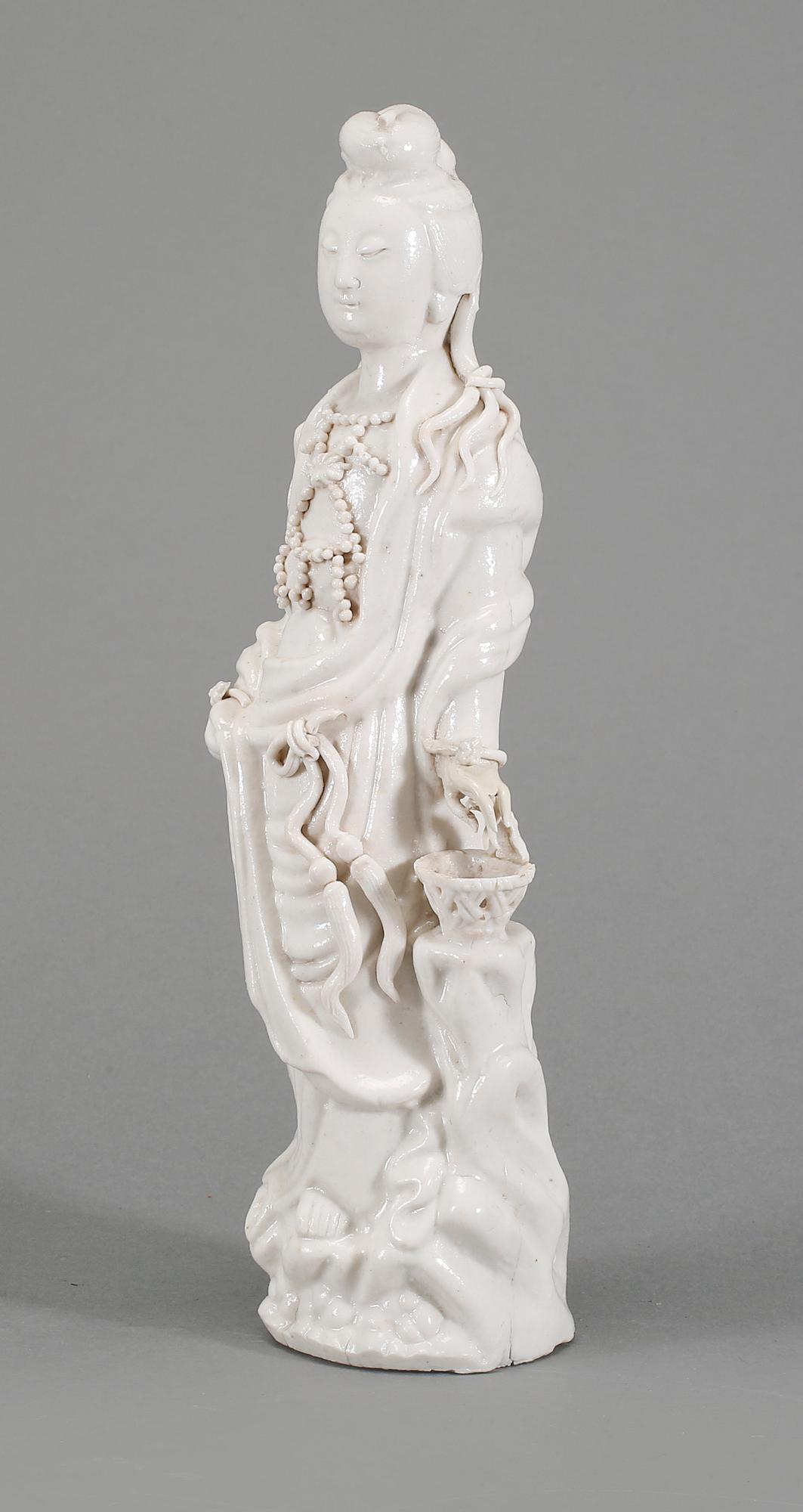 FIGURIN, porslin, blanc de chine, Kina, 1700-/1800-tal.