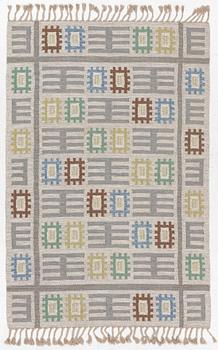 Rug, flat weave, approx. 200 x 135 cm.