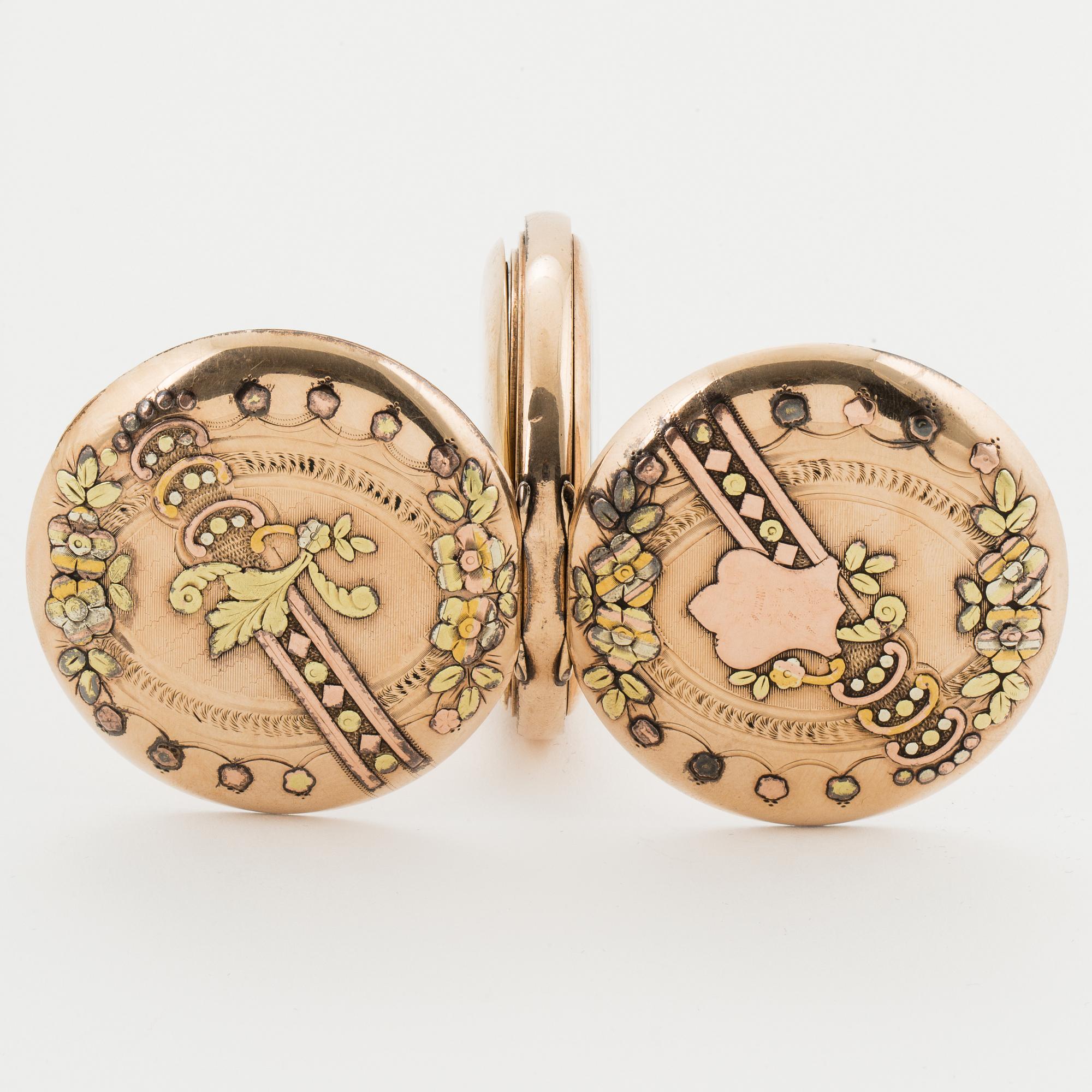 HAMILTON, pocket watch, hunter, 50,5 mm.