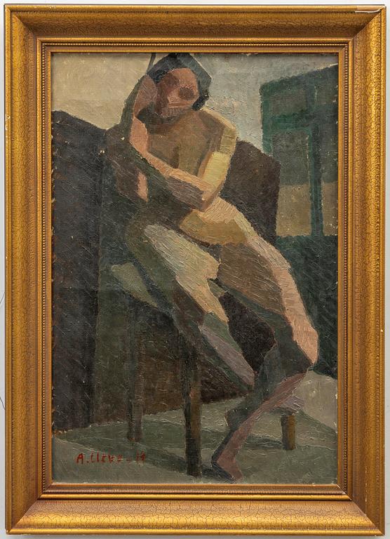 Agnes Cleve, Translation: "Seated model".