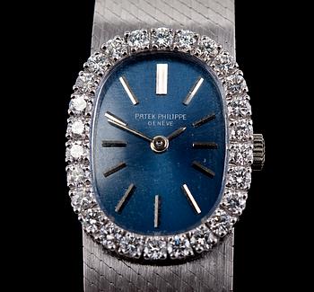 JEWELLERY WATCH, Patek Philippe, brilliant cut diamonds c. 0.78 ct.