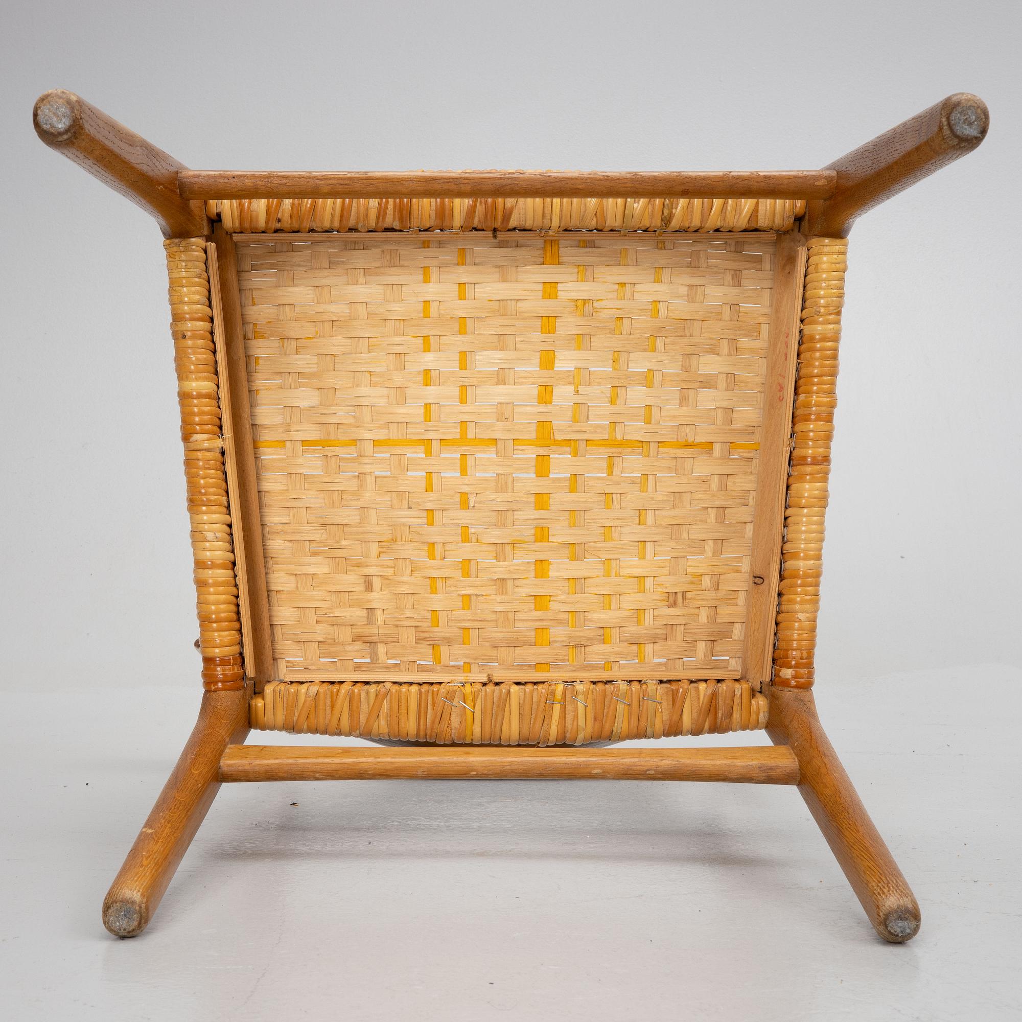 Hans J.Wegner, four dining chairs, model "CH-23",, Denmark, second half of the 20th century.