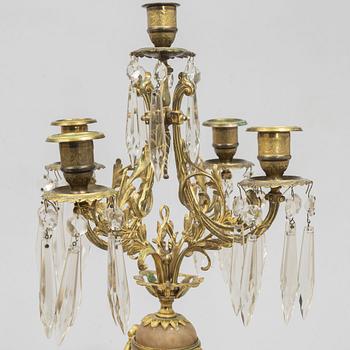 A pair of candelabra, circa 1900.