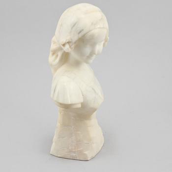 SKULPTUR, marmor, signerad A Gennay, 1900-talets början.