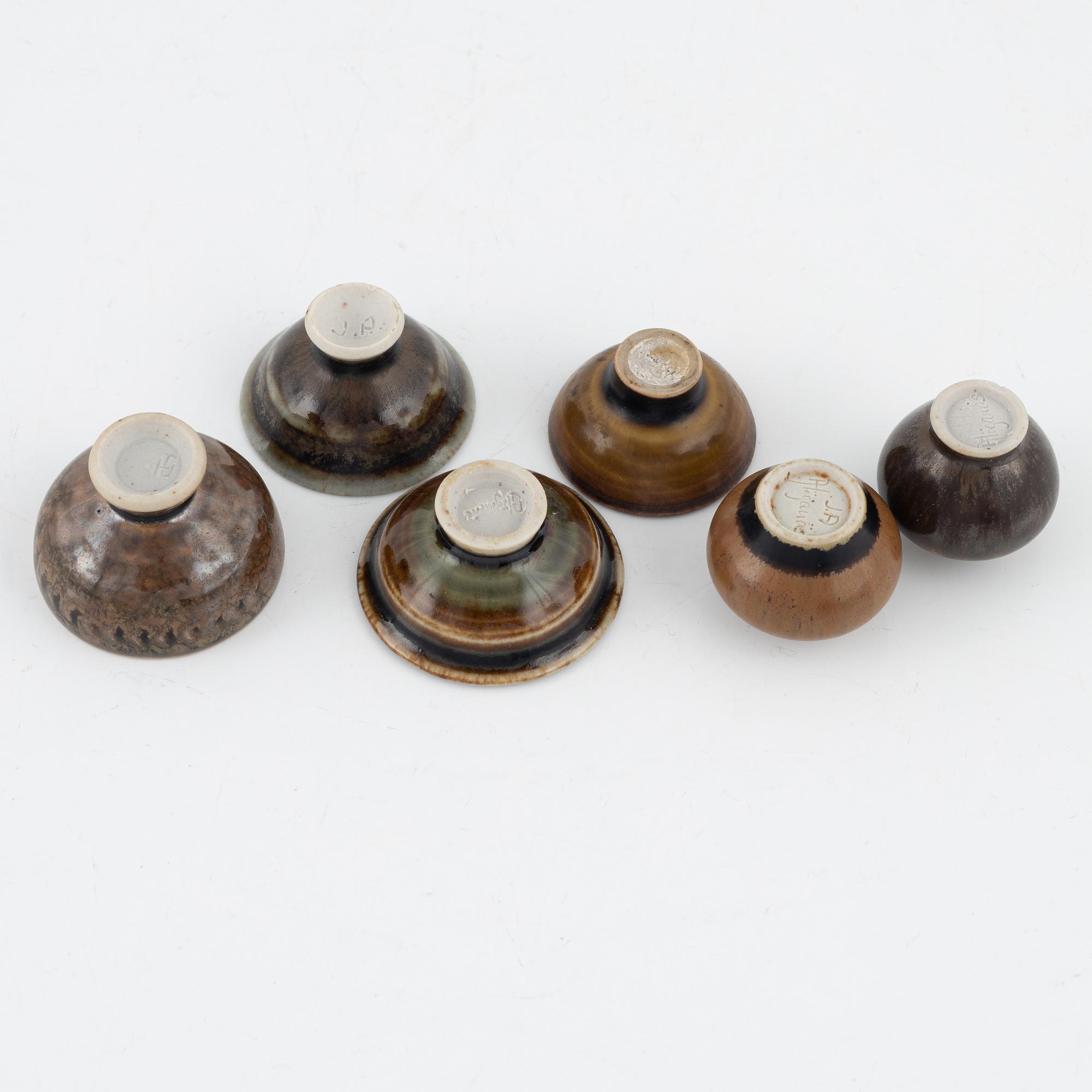 Miniatyrer, 25 st, bl.a. Johan Andersson, Höganäs.