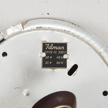 Taklampor, ett par, modell 80116, Idman 1900-talets mitt.