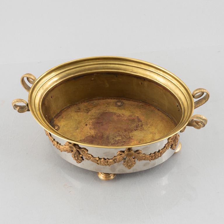 A jardinière, Skultuna Messingsbruk, Sweden, circa 1900.