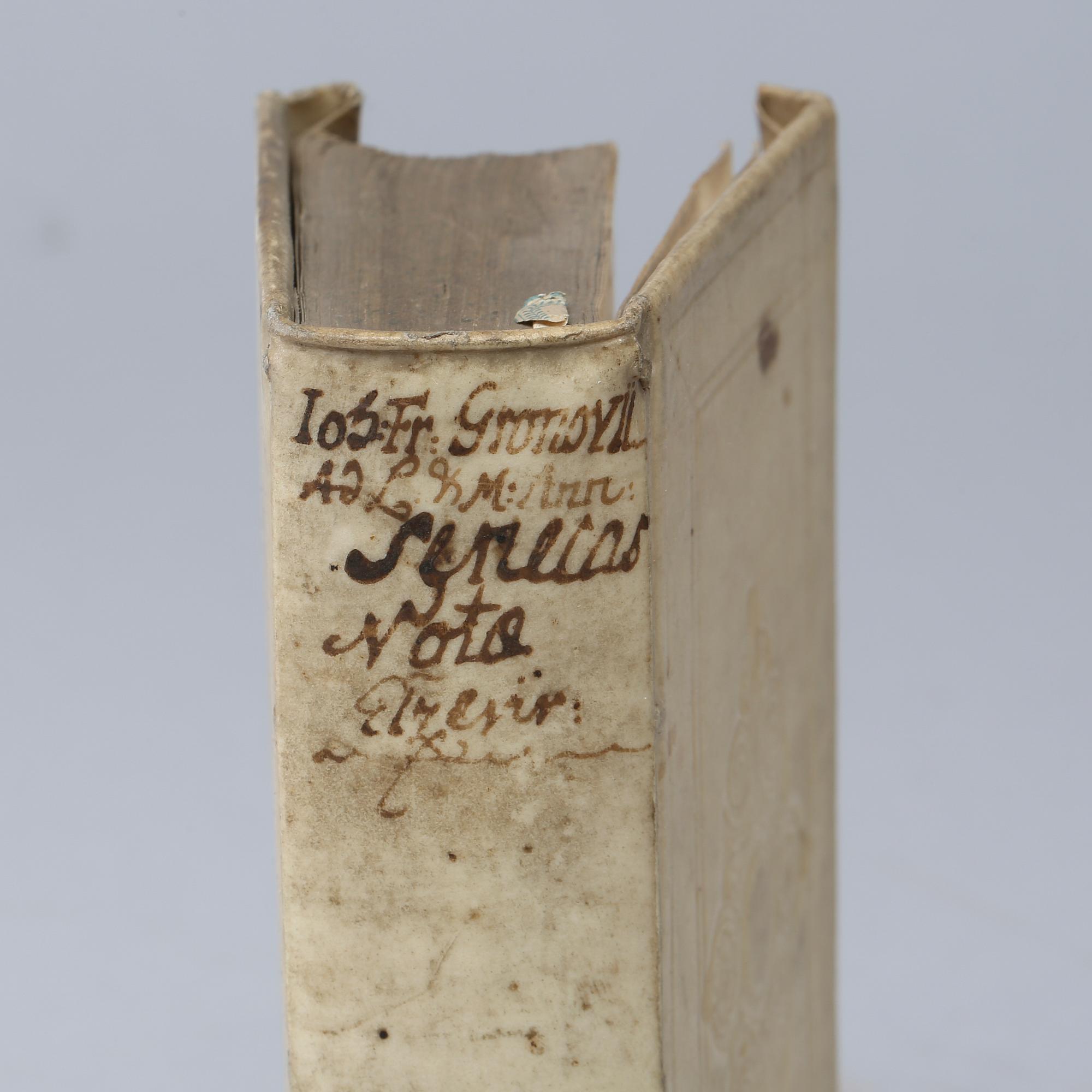 Johann Friedrich Gronovius. Ad L. & M. Annaeos Senecas Notae.Lvgd. Batav. : Ex Officina Elseviriana, 1649.