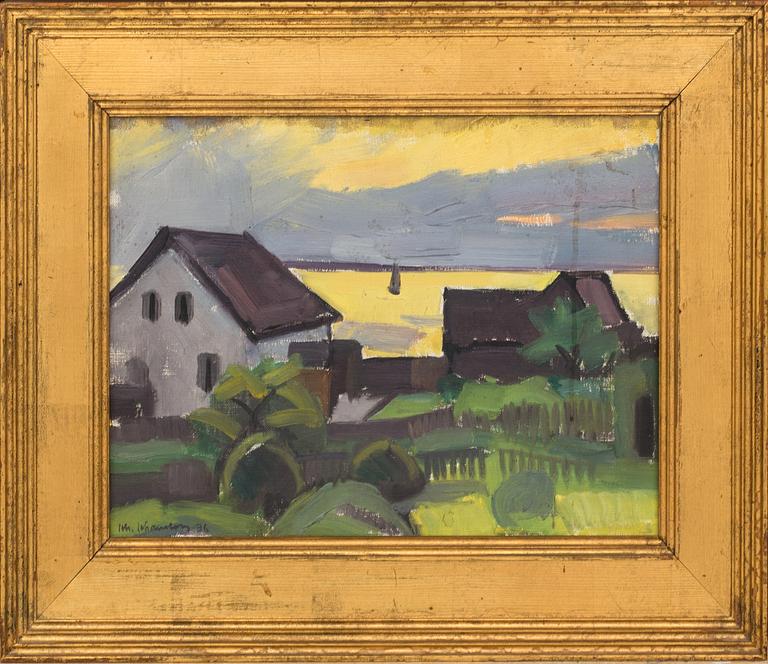 JOHAN JOHANSON, oil on canvas, signed and dated -26,.