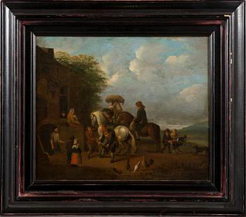 UNKNOWN ARTIST 18TH/19TH CENTURY. Unsigned. Oil on relined canvas 31 x 37 cm.