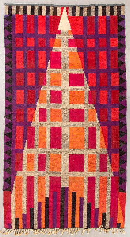 Matta rölakan 1960-tal 278x157 cm.