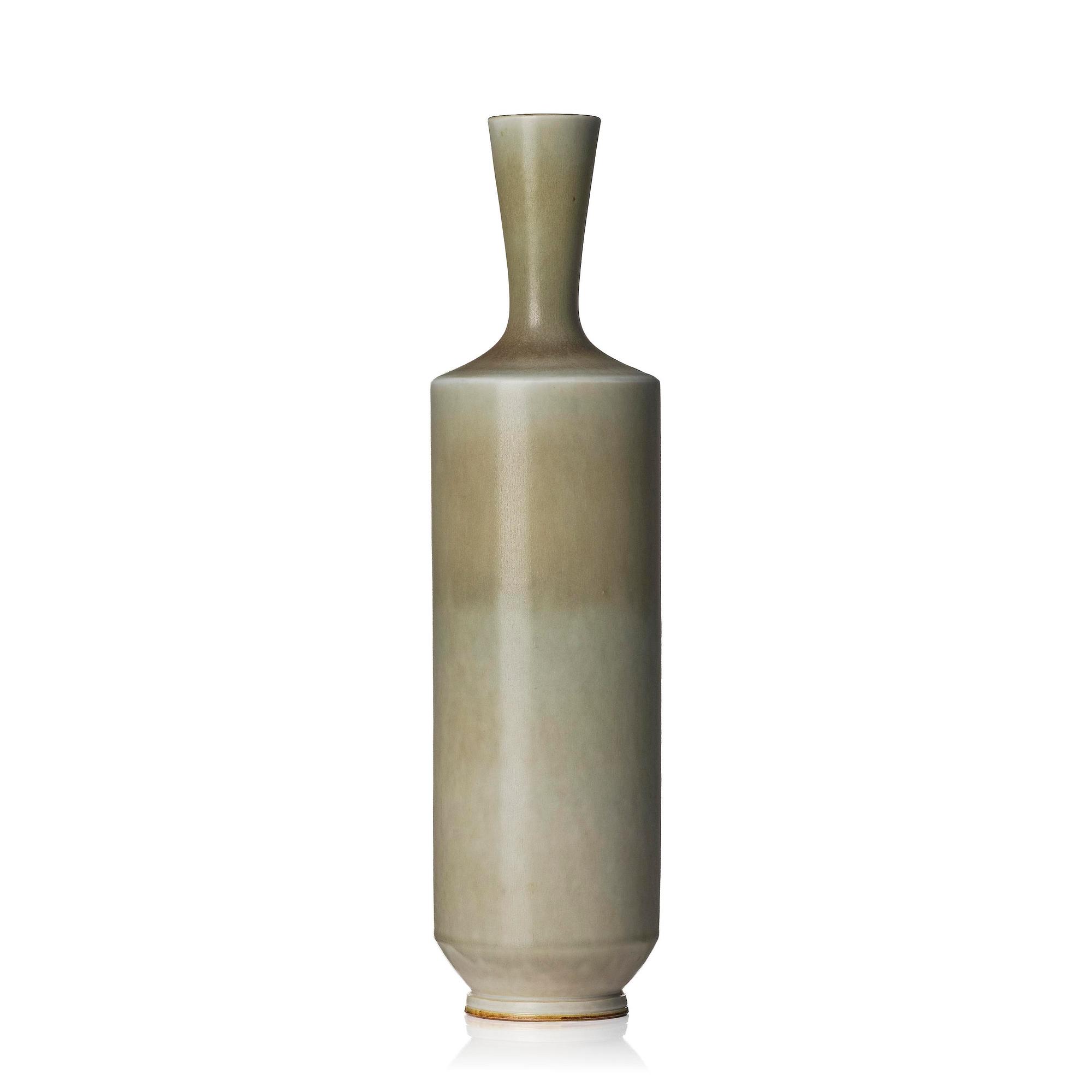 Berndt Friberg, a stoneware vase, Gustavsbergs Studio 1965.