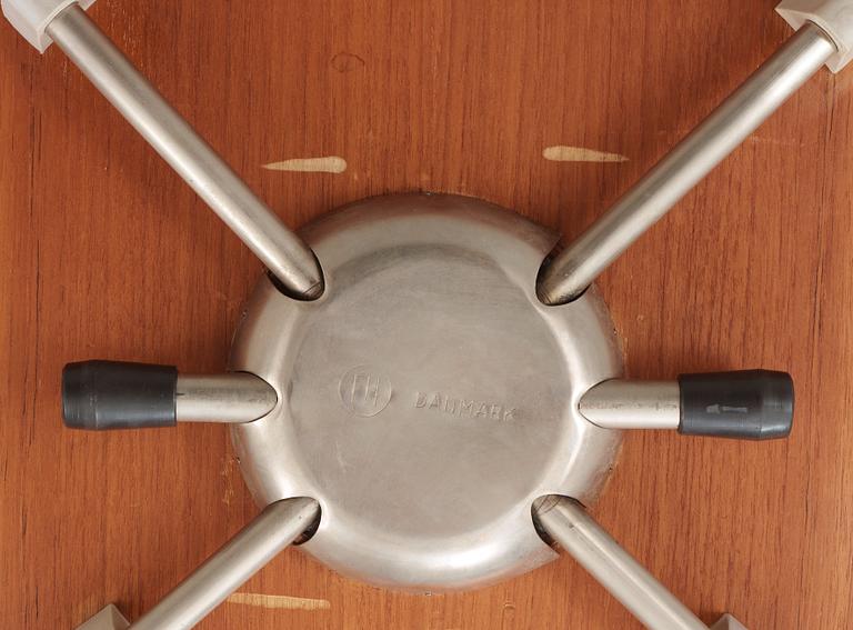 ARNE JACOBSEN, stolar, 6 st, "Sjuan", Fritz Hansen, Danmark 1950-tal.