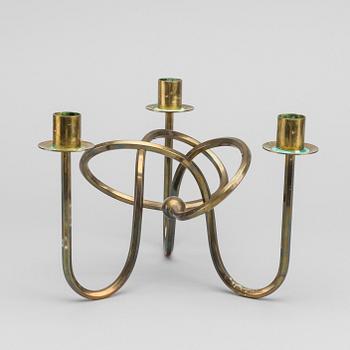 JOSEF FRANK, a brass candelabra.