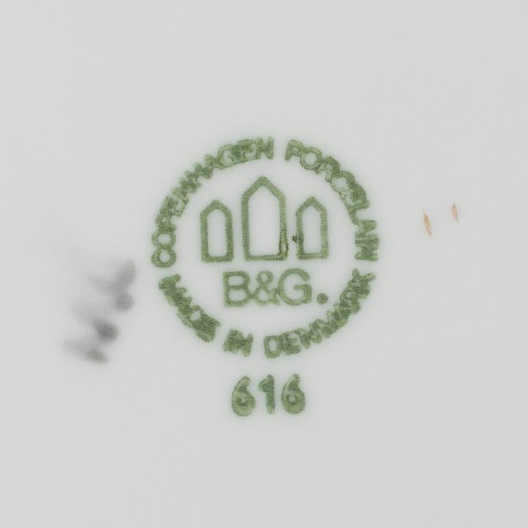 SERVIS, 109 delar, porslin, "Måsen" Bing & Gröndahl, Danmark, 1900-talets andra hälft.