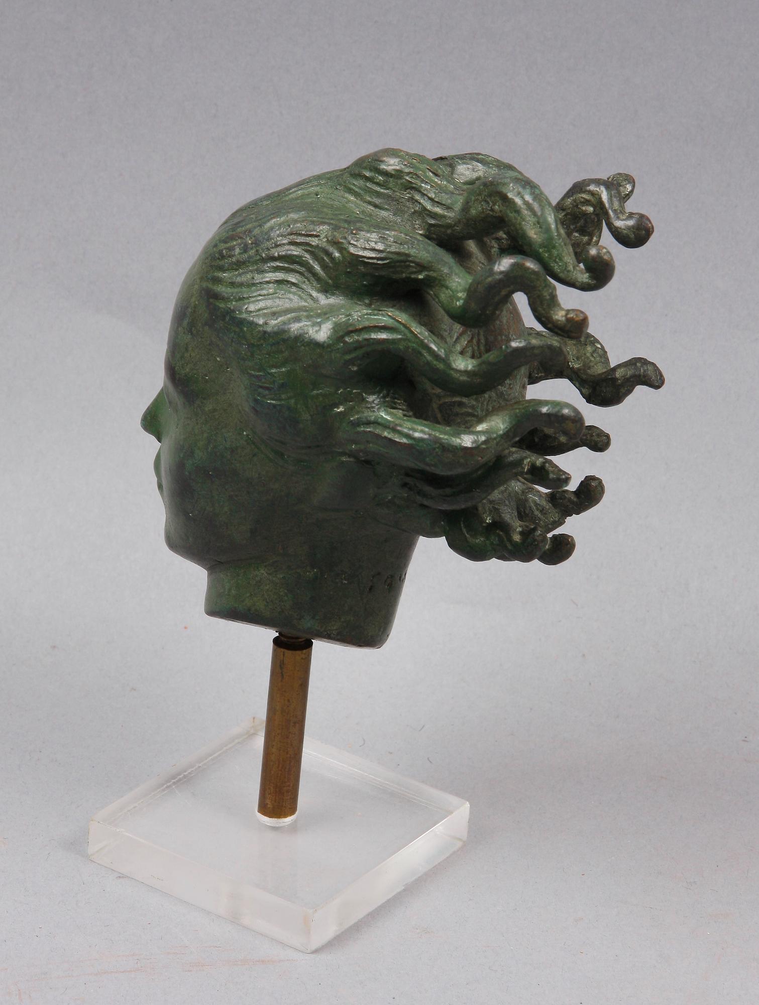 SKULPTUR, brons, museikopia efter Carl Milles, sent 1900-tal.