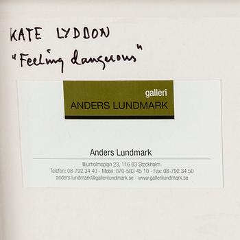 KATE LYDDON, blandteknik och kollage signerad KL.
