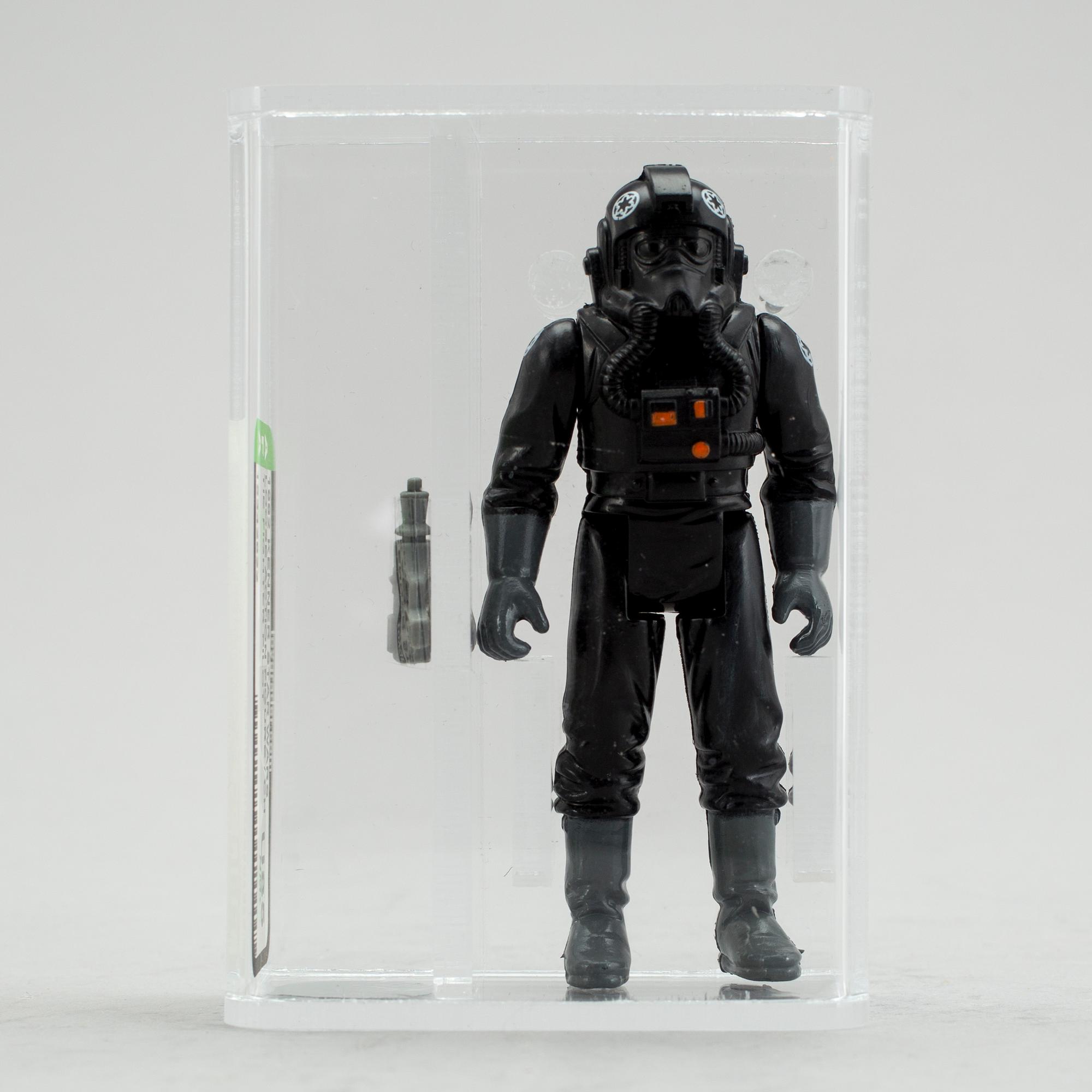 STAR WARS, 5 stycken actionfigurer, AFA-graderade, Kenner 1980-tal.