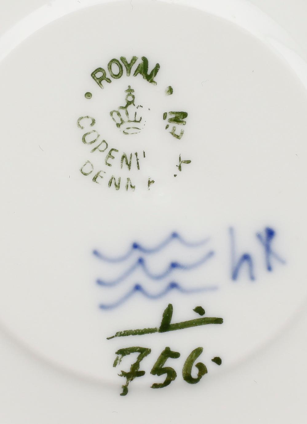 SERVISPORSLIN, 13 del, Musselmalet, Royal Copenhagen.