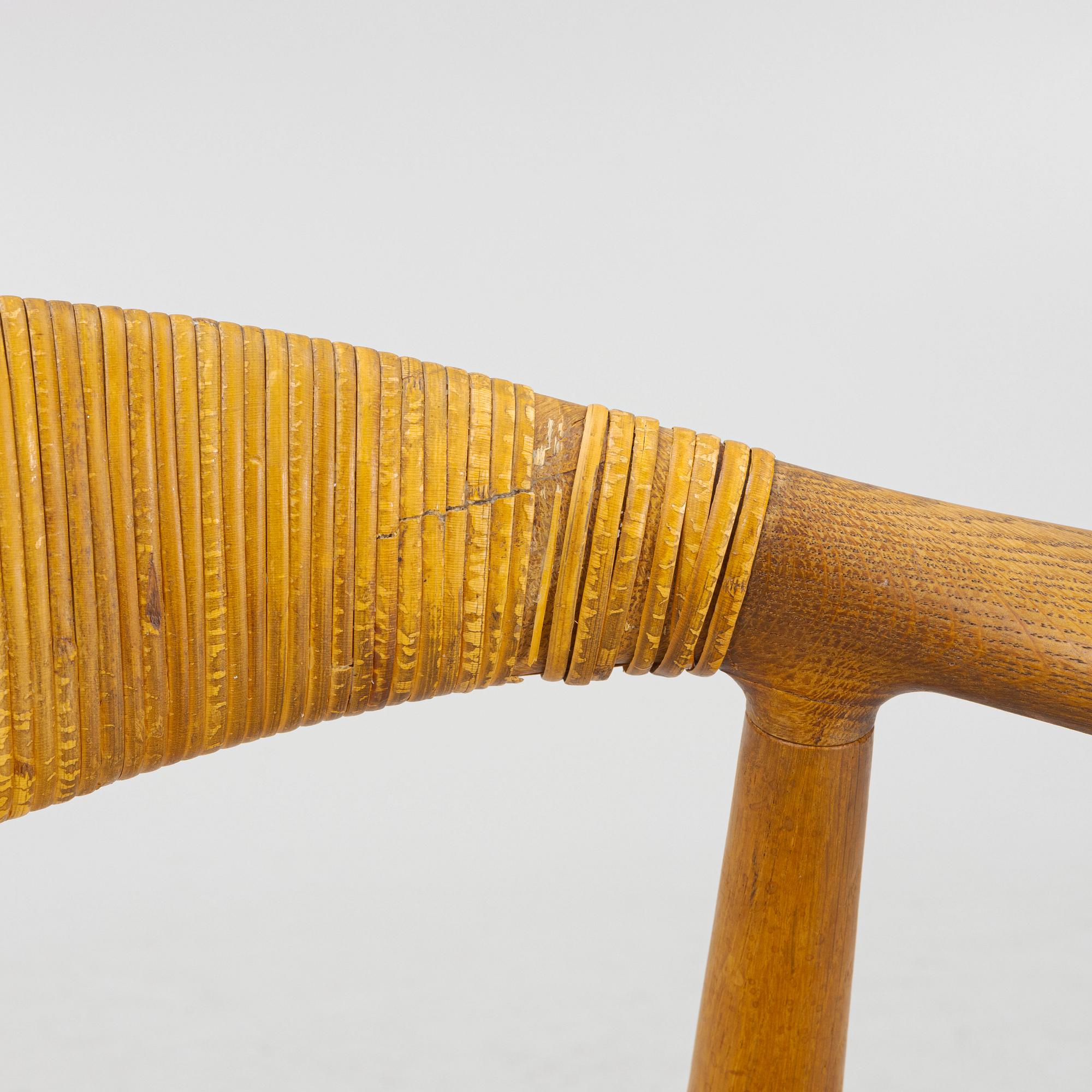 Hans J. Wegner, a "The Chair" model "JH 501", Johannes Hansen, Denmark 1950s-60s.